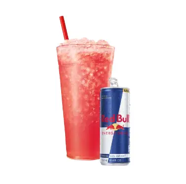 Blood Orange Recharger with Red Bull
