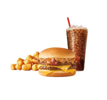 Peanut Butter Bacon SuperSONIC® Double Cheeseburger Combo