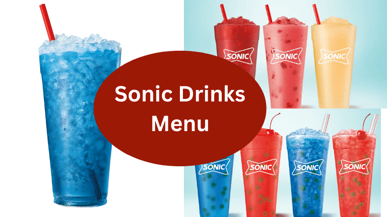 Sonic Drinks Menu with Price: Exciting New Combos